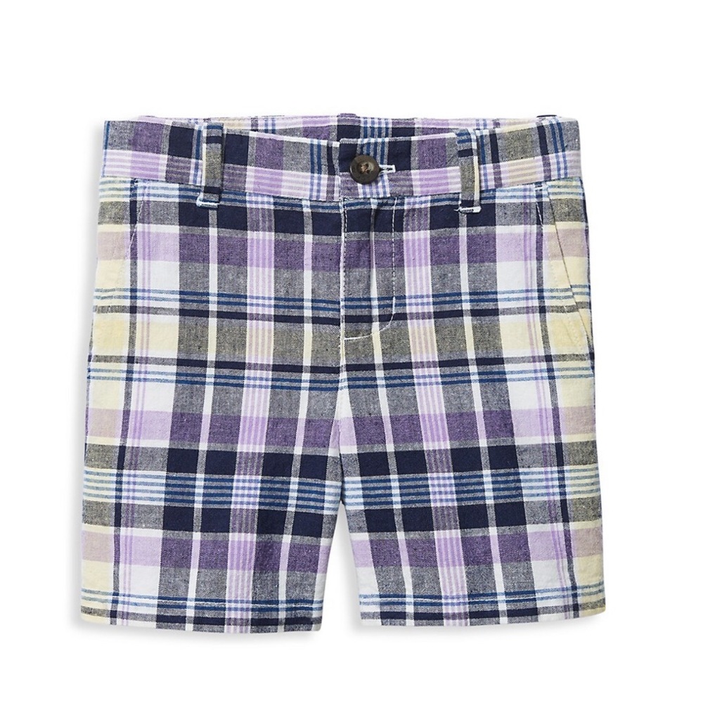 Janie and Jack Boy's Plaid Shorts
